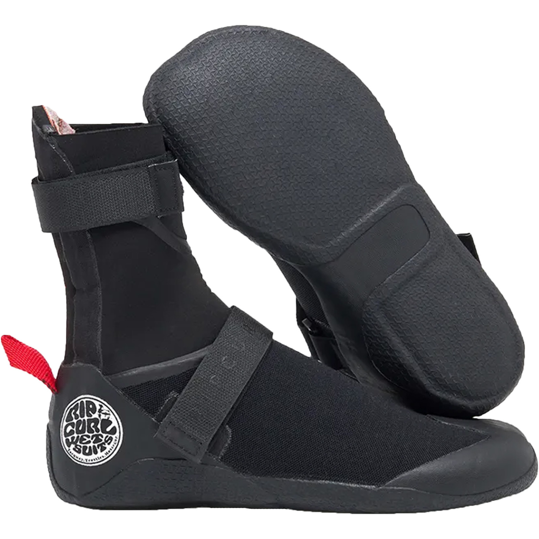2026 Rip Curl Flashbomb 7mm Round Toe Wetsuit Boot 115MSA - Black